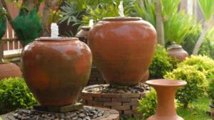 Fontane in Terracotta